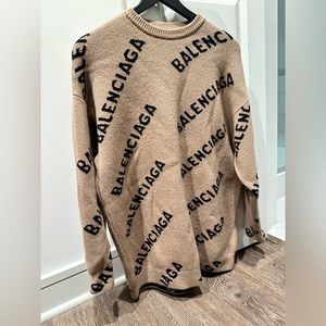 Balenciaga Printed Sweater SIZE XS unisex